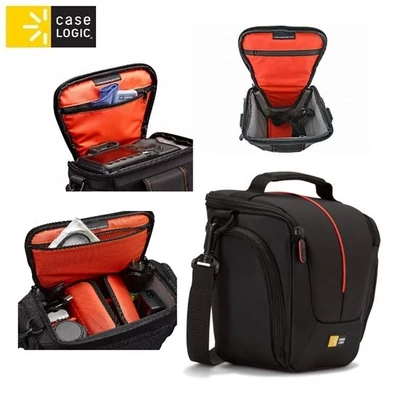 Kép 3/3 - Case Logic DCB-306K Fényképezőgép táska Black/Red