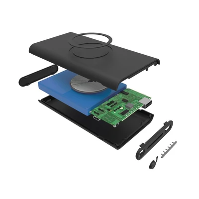Kép 4/4 - Realpower PB-8000 Wireless 8000mAh PowerBank Black