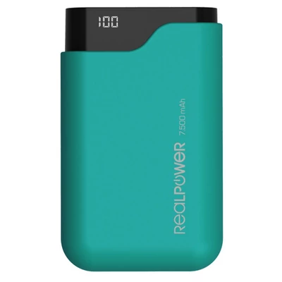 Kép 3/5 - Realpower PB-7500C 7500mAh PowerBank Green