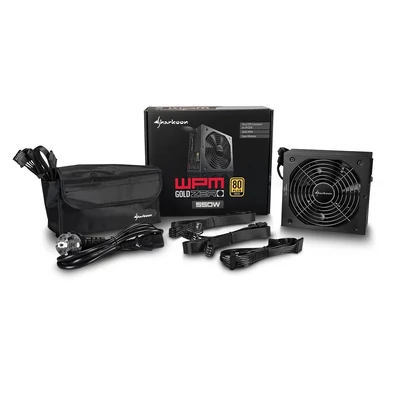 Kép 4/4 - Sharkoon 550W 80+ WPC Gold Zero