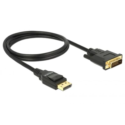 Kép 2/2 - DeLock DisplayPort 1.2 male > DVI-D (24+1 Dual Link) male passive 4K 30 Hz 1m Black