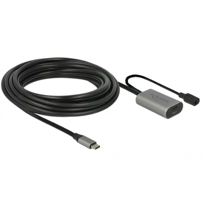 Kép 2/4 - DeLock Active USB 3.1 Gen 1 extension cable USB Type-C 5m Black