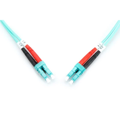 Kép 4/5 - Digitus DK-2533-01/3 száloptikás kábel 1 M LC I-VH OM3 kék