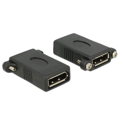 DeLock Adapter DisplayPort 1.1 female > DisplayPort female panel-mount