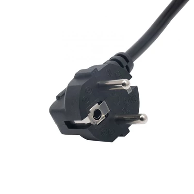 Kép 3/3 - Akyga AK-NB-08A Cloverleaf Power Cable 1m Black
