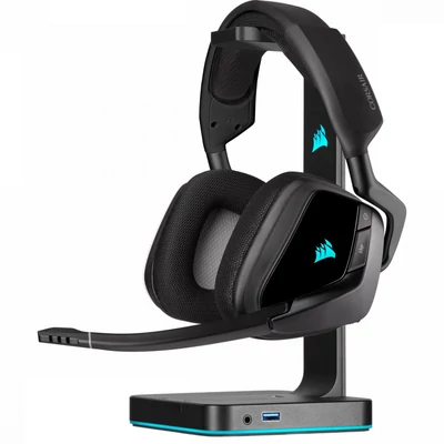 Kép 10/11 - Corsair Void RGB Elite Wireless 7.1 Gaming Headset Carbon