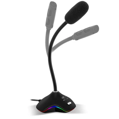 Kép 6/9 - Spirit Of Gamer EKO300 RGB USB microphone Black