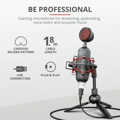 Kép 2/6 - Trust GXT 244 Buzz USB Streaming Microphone