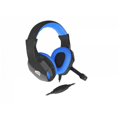 Kép 4/5 - Natec Genesis Argon 100 Gamer Headset Black/Blue