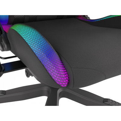 Kép 4/8 - Natec Genesis Trit 600 RGB Gaming Chair Black