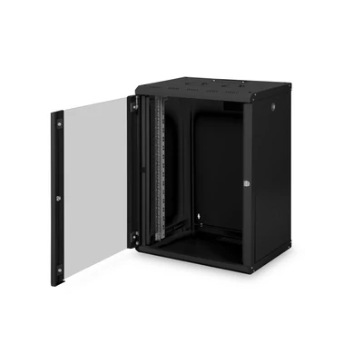 Kép 2/4 - Digitus DN-19 16-U-SW falra szerelhető rackszekrény fekete