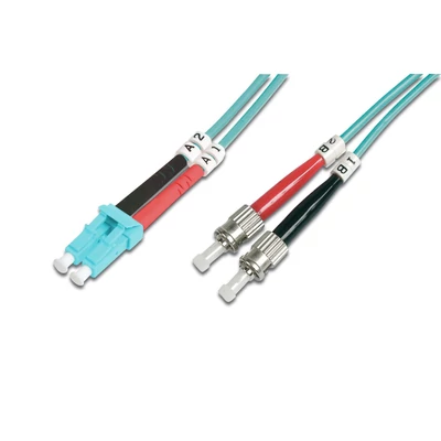 Digitus DK-2531-01/3 száloptikás kábel 1 M LC ST I-VH OM3 kék