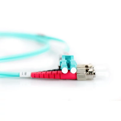 Kép 2/5 - Digitus DK-2531-01/3 száloptikás kábel 1 M LC ST I-VH OM3 kék