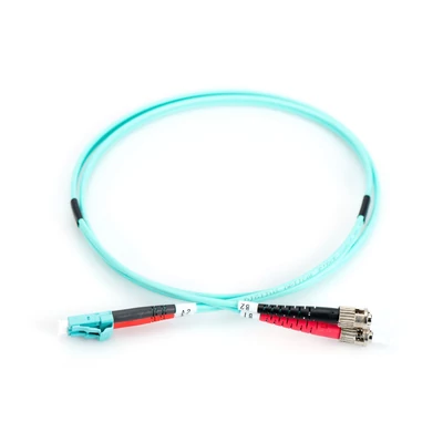 Kép 4/5 - Digitus DK-2531-01/3 száloptikás kábel 1 M LC ST I-VH OM3 kék
