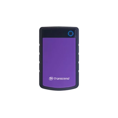 Kép 2/3 - Transcend 4TB 2,5" USB3.0 StoreJet 25H3P Black/Purple