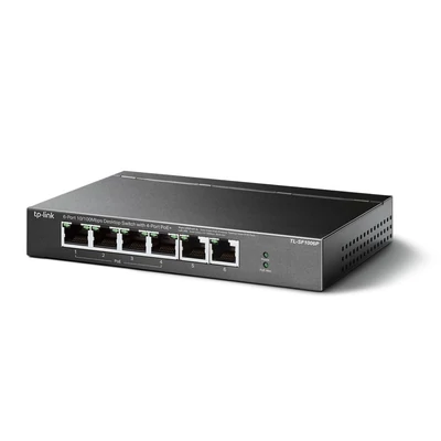 Kép 2/3 - TP-Link TL-SF1006P 6 portos 10/100Mbps asztali switch 4db PoE porttal+