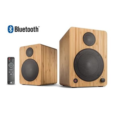 wavemaster Cube Mini Neo Bluetooth Speaker System Bamboo