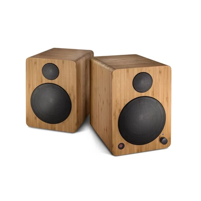 Kép 4/7 - wavemaster Cube Mini Neo Bluetooth Speaker System Bamboo