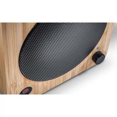 Kép 6/7 - wavemaster Cube Mini Neo Bluetooth Speaker System Bamboo