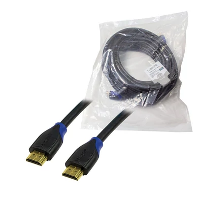 Kép 6/6 - Logilink CH0066 HDMI High Speed with Ethernet 4K2K/60Hz cable 10m Black