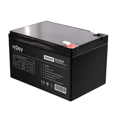 Kép 2/3 - Njoy 12V/12Ah szünetmentes akkumulátor 1db/csomag