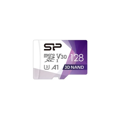 Kép 2/2 - Silicon Power 128GB microSDXC Superior Pro Class 10 UHS-I U3 V30 + adapterrel