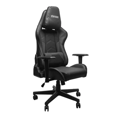 Kép 2/5 - Stansson UCE600BB Gaming Chair Black/Black