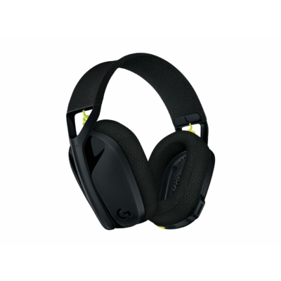 Kép 3/6 - Logitech G435 Lightspeed Bluetooth/Wireless Gamer Headset Black/Neon Yellow