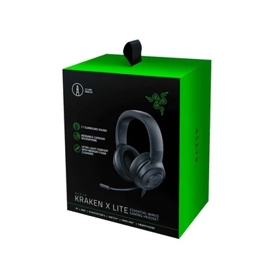 Kép 2/2 - Razer Kraken X Lite Headset Black