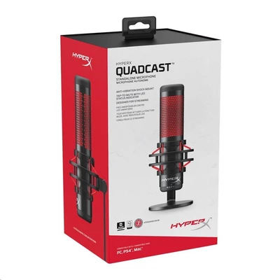 Kép 2/2 - Kingston HyperX QuadCast Black