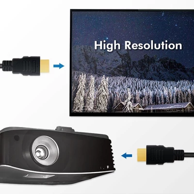 Kép 4/4 - Logilink CH0077 HDMI cable A/M to A/M 8K/60Hz 1m Black