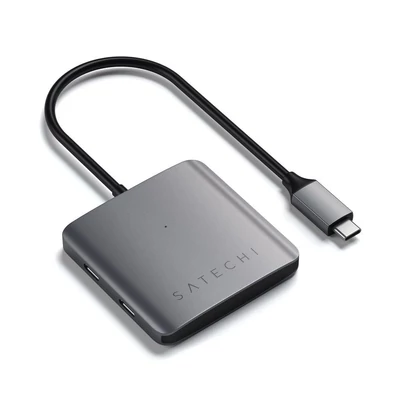 Kép 3/5 - Satechi 4-Port USB-C Hub Space Gray
