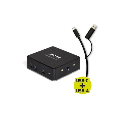 Kép 3/9 - Port Designs 2X2K Docking Universal Office Docking Station