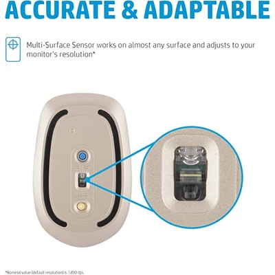 Kép 4/4 - HP 410 Slim Bluetooth Mouse Silver