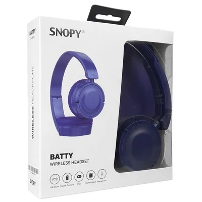 Kép 6/6 - Snopy SN-XBK33 Batty Bluetooth Headset Blue