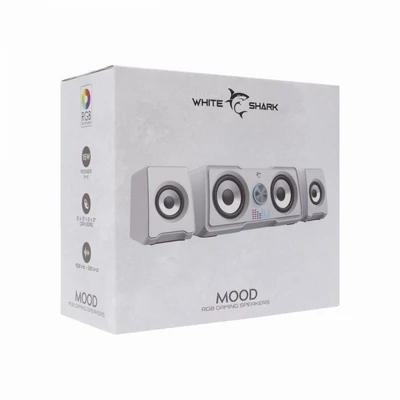 Kép 5/5 - White Shark Mood Speaker White