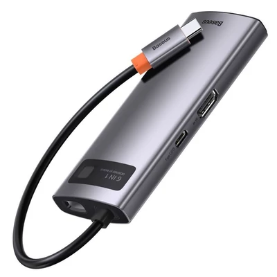 Kép 4/4 - Baseus 6in1 Docking Station Gray