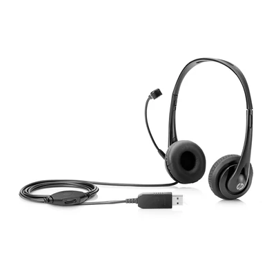Kép 5/5 - HP G2 Stereo USB Headset Black