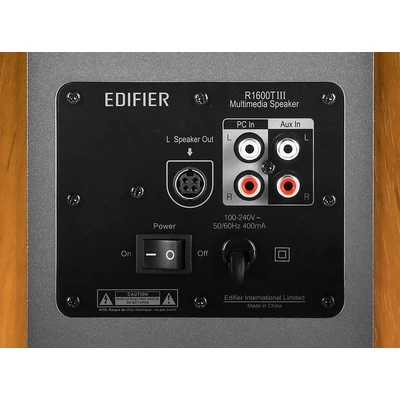 Kép 5/6 - Edifier R1600TIII Active 2.0 Bookshelf Speaker Set Brown