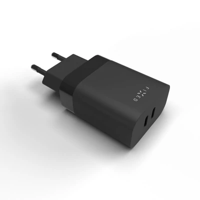 Kép 2/2 - FIXED Dual USB-C Travel Charger 35W, Fekete