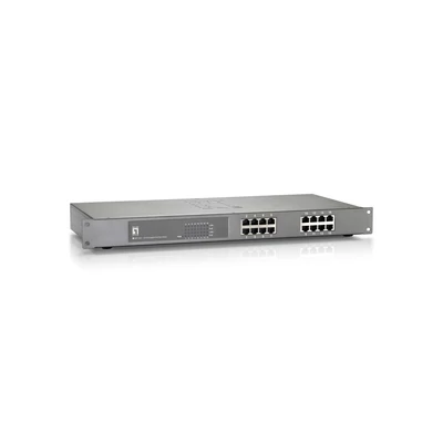 LevelOne GEP-1621 16 portos gigabit PoE-Plus switch