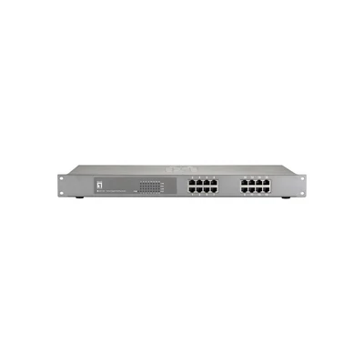 Kép 3/4 - LevelOne GEP-1621 16 portos gigabit PoE-Plus switch