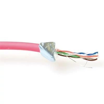 ACT CAT5e F-UTP installation cable 100m piros