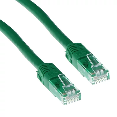 ACT CAT6A U-UTP patch kábel 0,5m zöld