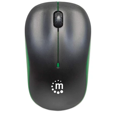 Kép 3/4 - Manhattan Success Wireless Mouse Green/Black