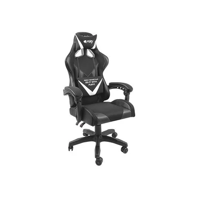 Kép 3/5 - FURY Avenger L Gaming Chair Black/White