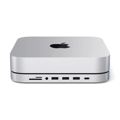 Kép 3/5 - Satechi Type-C Stand and Hub for Mac Mini Silver