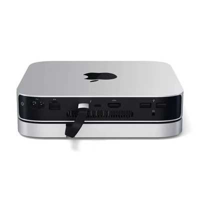 Kép 5/5 - Satechi Type-C Stand and Hub for Mac Mini Silver