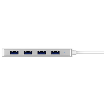 Kép 3/3 - Raidsonic IcyBox IB-HUB1425-C3 4-Portos USB3.0 HUB Silver