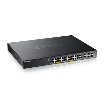 Kép 2/4 - ZyXEL XGS2220-30HP 24 portos GbE L3 Access PoE+ switch with 6 10G Uplink (400 W)